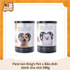 Pate lon King Pet x Bảo Anh dành cho chó 380g